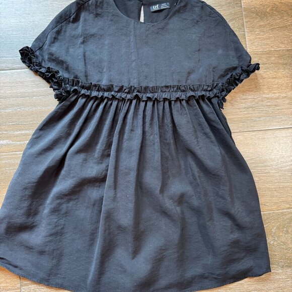 Zara trf collection black babydoll dress size small - Picture 2 of 10